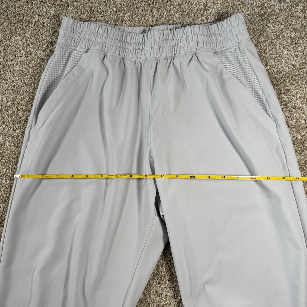 Under Armour Mens Size M‎ Squad Warm Up Zip Ankle Feather Grey Pant - Picture 8 of 16